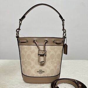 Coach mini bucket bag